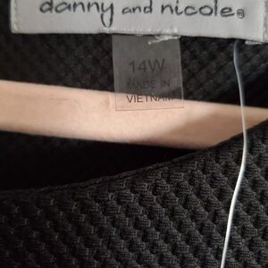 Danny & Nicole Black Midi Dress